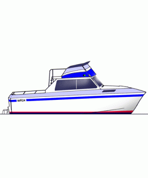 Waverunner 24 - Planing Hull Boat Plan Waverunner 24 - Planing Hull Boat Plan