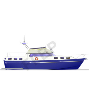 Waverunner 342 Planing Hull Boat Plan Waverunner 342 Planing Hull Boat Plan