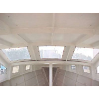 Roberts 345 Gallery - blasted and painted interior prior to fitting out p4