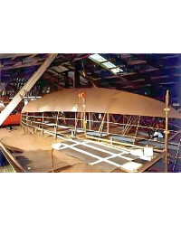 Roberts 434 Gallery - a radius chine steel hull at construction stage Roberts 434 Gallery - a radius chine steel hull at construction stage