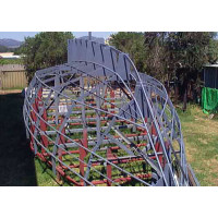 Spray 30 Gallery - framework of a Spray 28 streched to 30ft ready...