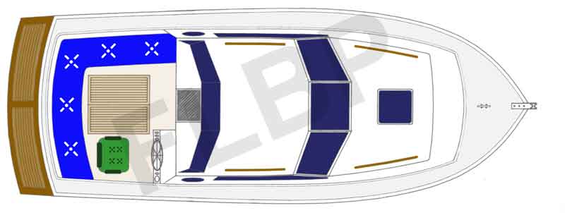 Roberts Waverunner 22 deck layout