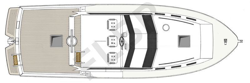 Roberts Waverunner 34 deck layout