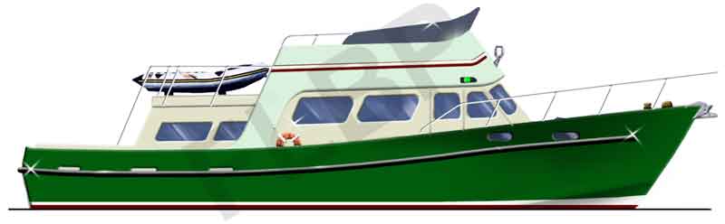 Roberts Waverunner 40-42 boat plan