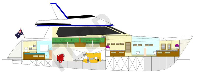 Roberts Waverunner 55 port layout