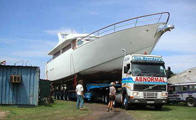 Waverunner 65 Gallery - steel built vessel - starboard forward quarter