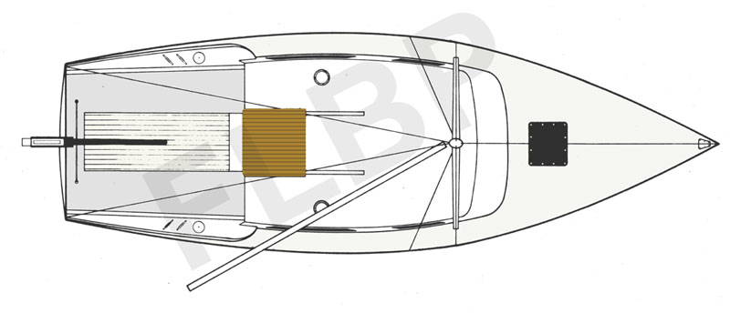 Roberts Adventurer 22 trailer sailer deck layout