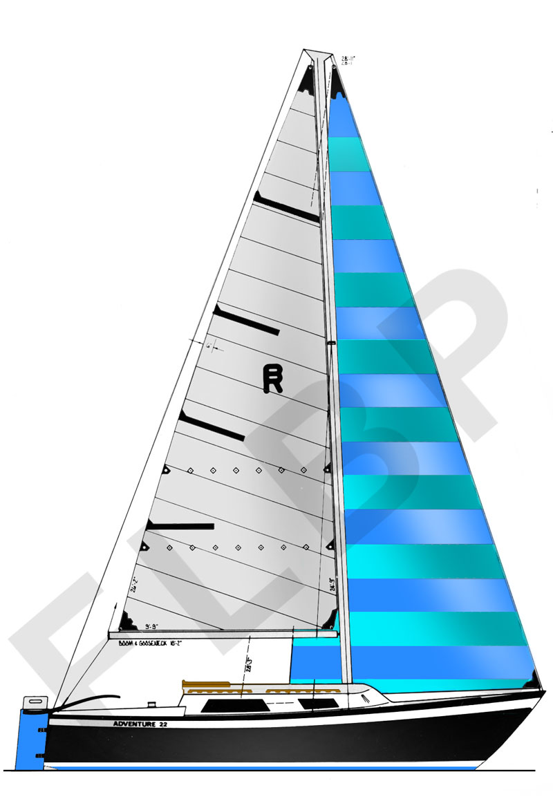 Bruce Roberts Adventurer 22 - sailboat plan