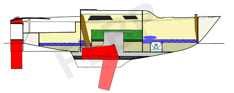 Roberts Adventurer 24 Trailer Sailor port view