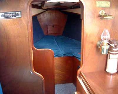 Adventurer 25 Trailer Sailer Gallery - forward berth