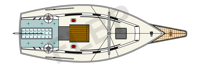 Roberts Tom Thumb 26 deck view