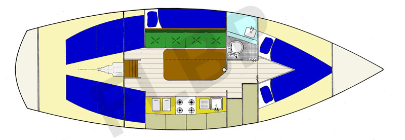 Roberts 29 - layout interior view