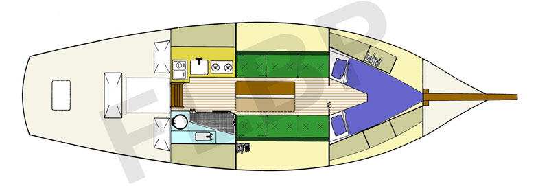 Roberts Classic 31 interior view 1