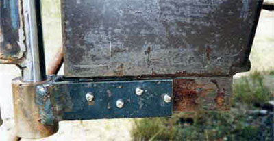 Roberts 345 Gallery - bottom rudder bearing details