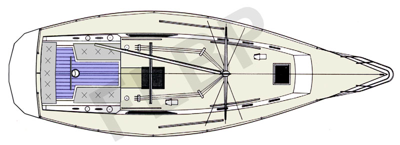 Roberts 345 - layout deck view