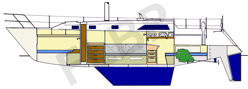 Roberts 345 starboard layout