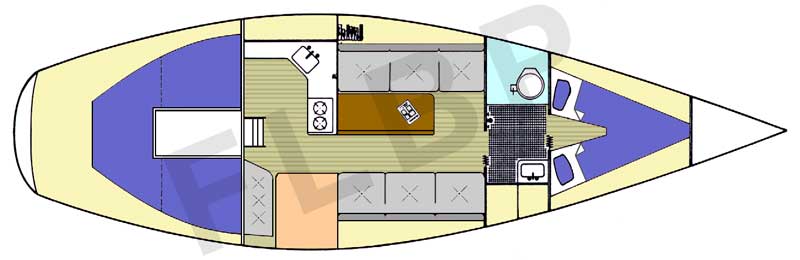 Roberts 34 interior