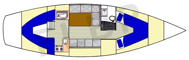 Roberts 36 - Version A interior view