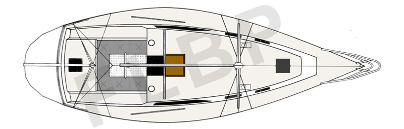 Roberts 370 Version A deck view