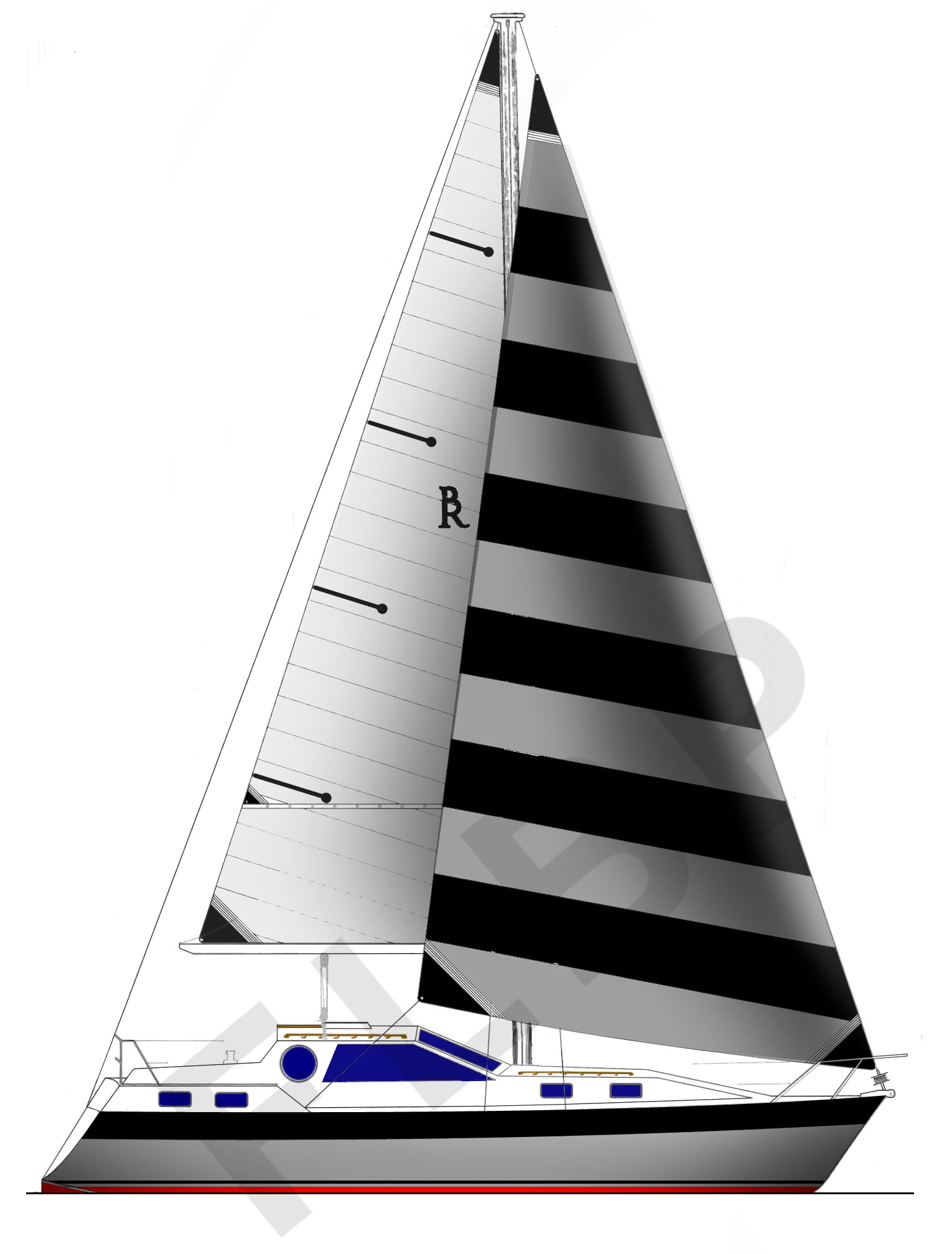 Bruce Robets 370e-boat plan