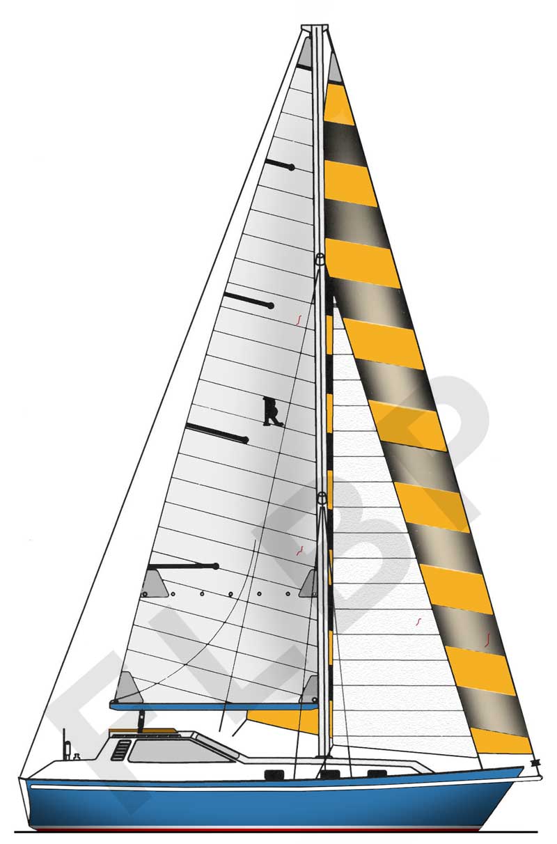 Roberts 392A sail plan