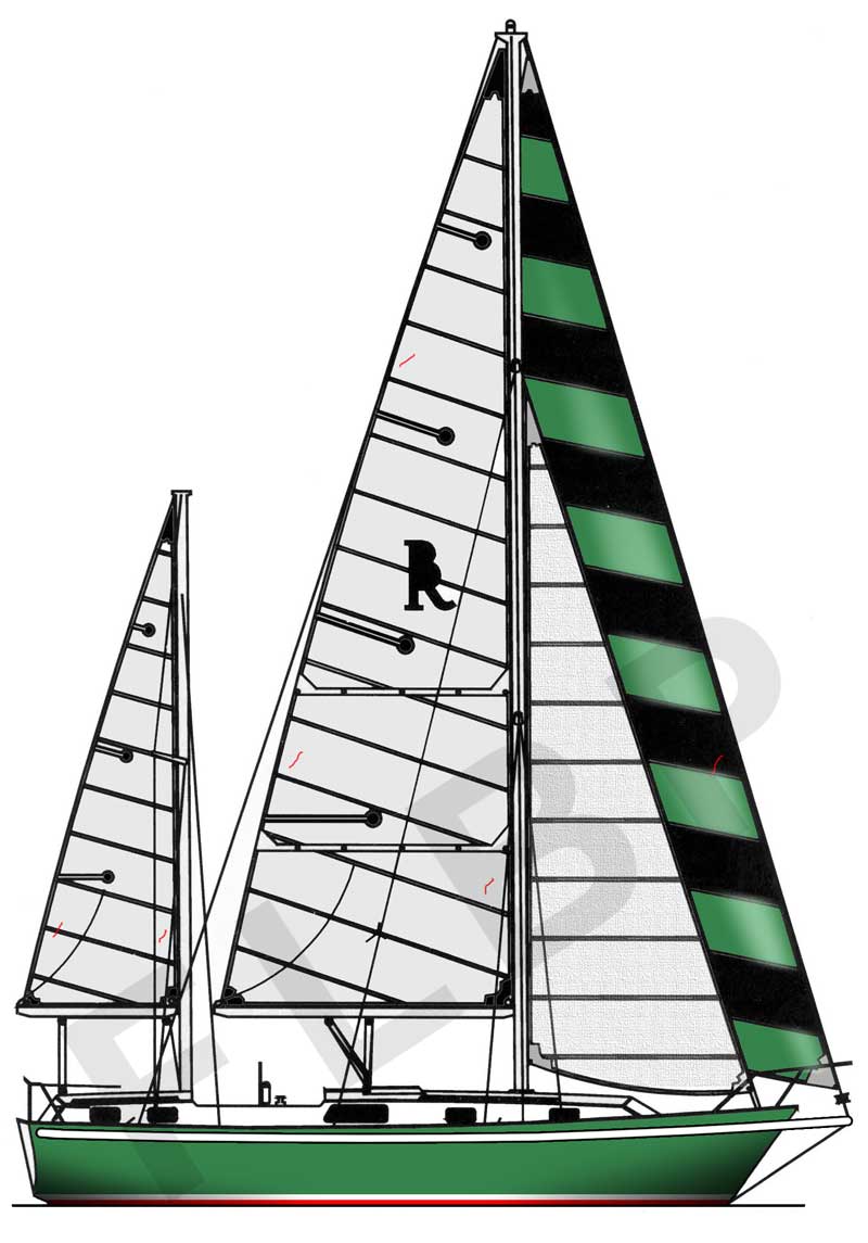 Roberts 392C sail plan