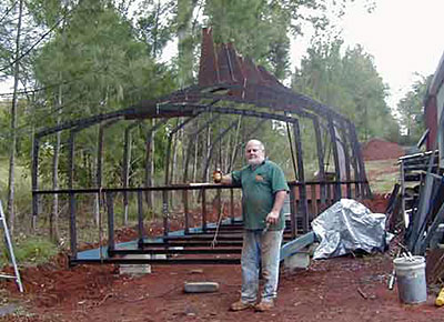 Robert PCF 40 Gallery - all frames in position looking towards the stern