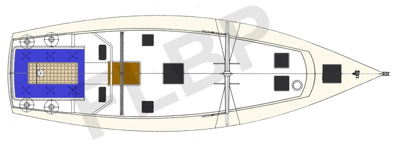 Roberts 432 Version A deck layout