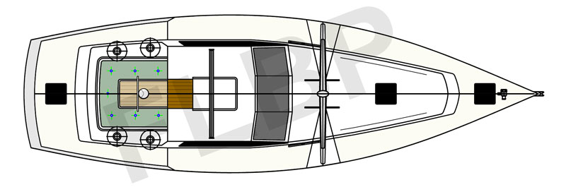 Roberts 432 Version B deck layout