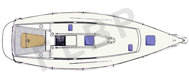 Roberts 434 - Version A layout deck view