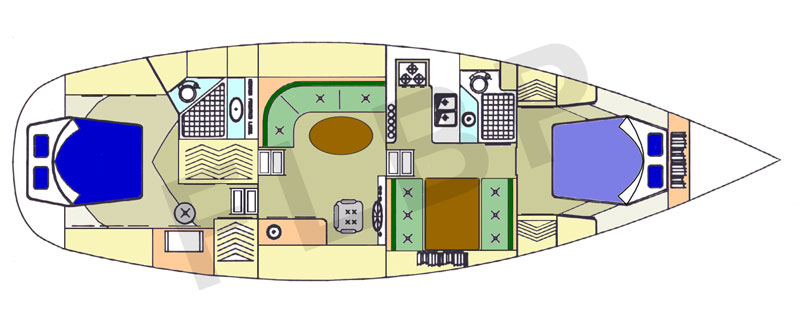 Roberts 434 interior view