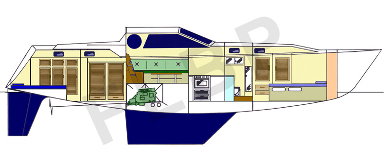 Roberts 434D port view