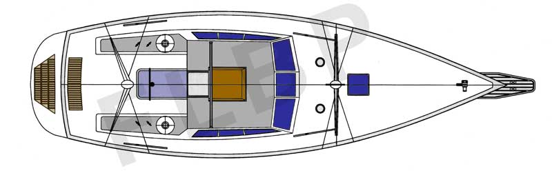 Roberts 434E deck view