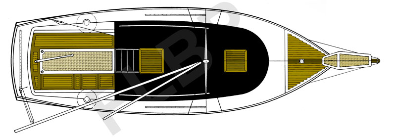 Roberts Spray 27 coach house deck layout