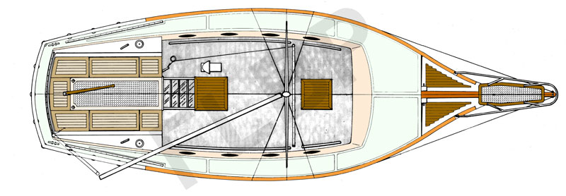 Bruce Roberts Spray 28 deck layout